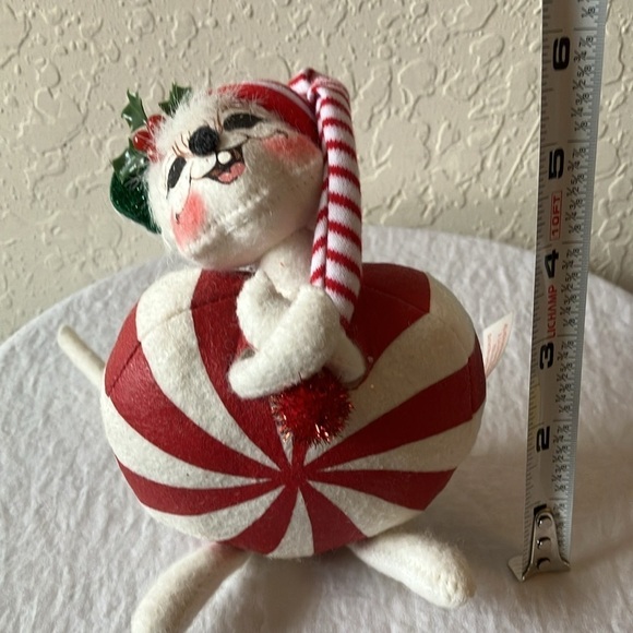 Annalee: Vintage 2004 Christmas Peppermint Mouse- 6" - Picture 16 of 16